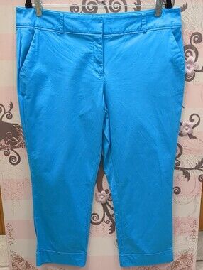 New York & Company Bright Blue Ankle Pants